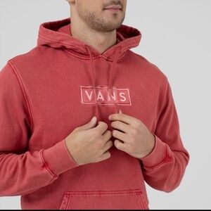 Vans Red Hoodie for Men